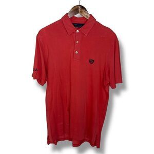 Polo Ralph Lauren Golf Red Pique Mesh Polo Shirt M